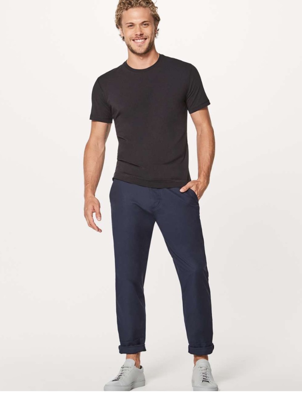 Lululemon 5 year basic tee XXL Heathered black